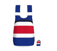 DUWAA Sac à dos pliable avec drapeau du Costa Rica - 16 l - Sac à dos de sport portable - Sac de voyage pour homme et femme
