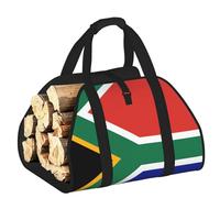 DUWAA Sac de rangement résistant pour intérieur ou extérieur Motif drapeau de l'Afrique du Sud