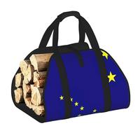 DUWAA Sac de rangement robuste pour intérieur ou extérieur Motif drapeau de l'Alaska