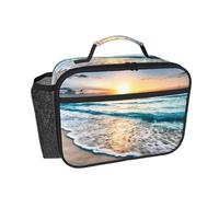 DUWAA Sac isotherme avec imprimé lever de soleil océan pour homme et femme