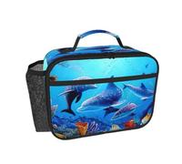 DUWAA Sac isotherme pour homme et femme - Imprimé océan bleu