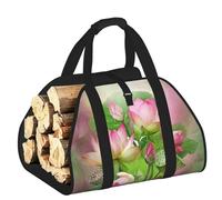DUWAA Spirit of The Lotus Sac de rangement pour brûleurs à bûches Sac à outils robuste pour intérieur ou extérieur