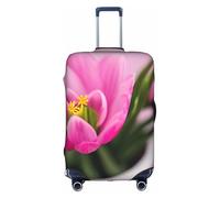 DUWAA Spring Is In The Air Housse de bagage de voyage imperméable à l'eau et à la poussière Protection élastique pour bagages, blanc, Medium