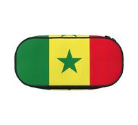 DUWAA Trousse à crayons légère avec motif drapeau du Sénégal