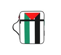 DUWAA Trousse multifonction avec poignée et compartiments Motif drapeau de la Palestine