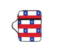 DUWAA Trousse multifonction avec poignée et compartiments Motif drapeau du Chili