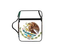 DUWAA Trousse multifonction avec poignée et compartiments Motif drapeau du Mexique