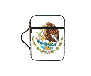 DUWAA Trousse multifonction avec poignée et compartiments Motif drapeau du Mexique