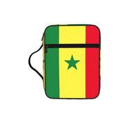 DUWAA Trousse multifonction avec poignée et compartiments Motif drapeau du Sénégal