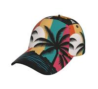 DUWAA We're Going to Florida Print Casquette de baseball pour homme, casquette de camionneur réglable, chapeau de queue de cheval pour femme, casquette de baseball sport noire