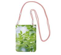 DUWAA White Natural Greenery Twig1 Sac à bandoulière pour femme, sac à bandoulière, mini sac de voyage, sac de sport, portefeuille de téléphone, rose, One Size