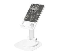 DUWAA Wolf Motifs Accessories02 Support de téléphone rotatif à 360 °, support de téléphone portable, réglable, pour bureau, maison, bureau et appels vidéo