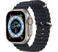 Dux Ducis Bracelet Montre 9 / 8 / 7 / 6 / 5 / 4 / 3 / 2 / SE (41 / 40 / 38mm) bracelet silicone gris (OceanWave Version)