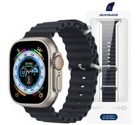 Dux Ducis Bracelet Montre 9 / 8 / 7 / 6 / 5 / 4 / 3 / 2 / SE (45 / 44 / 42mm) bracelet silicone gris (OceanWave Version)