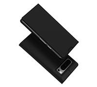 DUX DUCIS Coque Google Pixel 8 Pro, Premium Étui Housse en Cuir de Protection avec [Porte Carte] [Béquille] [Magnétique] pour Google Pixel 8 Pro (Noir)