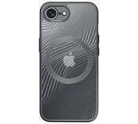 Dux Ducis Coque MagSafe pour iPhone 16e Antichoc Bi matiere Noir transparent