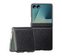 Dux Ducis Coque pour Galaxy Z Flip 7 avec Fermeture Aimantée Motif Étoilée Noir