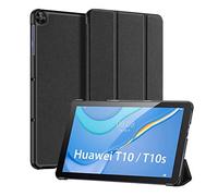 DUX DUCIS Coque pour Huawei MatePad T10 / T10s 2020, Ultra-Mince Léger Housse Cuir Case Cover Antichocs Fall Étui Shell pour T10s 10.1" AGS3-L09 AGS3-W09 / T10 9.7" AGR-L09 AGR-W09 (Noir)