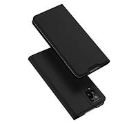 DUX DUCIS Coque Samsung Galaxy A12 / M12, Premium Étui Housse en Cuir de Protection [Stand Support] [Porte-Cartes de Crédit] [Fermeture Magnétique] pour Samsung Galaxy A12 / M12 (Noir)
