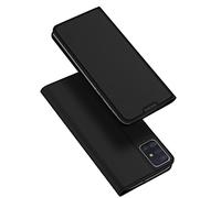 DUX DUCIS Coque Samsung Galaxy A51, Premium Étui Housse en Cuir de Protection [Stand Support] [Porte-Cartes de Crédit] [Fermeture Magnétique] pour Samsung Galaxy A51 (Noir)