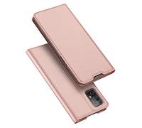 DUX DUCIS Coque Samsung Galaxy A52 / Samsung Galaxy A52S 5G, Premium Étui Housse en Cuir de Protection avec [Stand Support] [Porte-Cartes de Crédit] [Fermeture Magnétique] (Rose)
