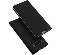 DUX DUCIS Coque Samsung Galaxy S10+ Plus, Premium Étui Housse en Cuir de Protection pour Samsung Galaxy S10+ Plus 6,4" (Noir)