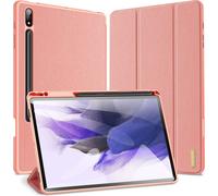 Dux Ducis Domo coque rigide avec Smart Sleep et fonction stand intégrée compatible avec Samsung Galaxy Tab S9 Plus rose