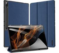 Dux Ducis Domo coque rigide avec Smart Sleep et fonction stand intégrée compatible avec Samsung Galaxy Tab S9 bleu