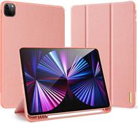 Dux Ducis Domo Coque rigide avec Smart Sleep et fonction stand intégrée Etui Housse de protection Housse Cover compatible avec iPad Air 13" 2024 2024 Rose