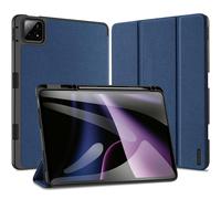 Dux Ducis Domo Housse à rabat avec porte-stylo compatible avec Xiaomi Pad 6S Pro 12.4 bleu