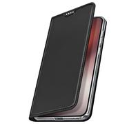 Étui Clapet pour Honor Magic 8 Lite avec Porte-cartes Série Skin Pro Dux Ducis Noir