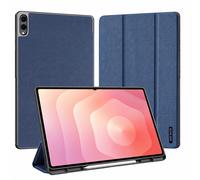 Etui Samsung Galaxy Tab S12 Plus Domo Tri-Fold Antichoc Bleu