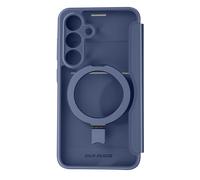 Étui MagSafe pour Samsung S24 Porte-carte Anti-RFID Bague Support Bleu nuit