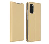Étui pour Samsung Galaxy S20 Plus Satiné Porte-carte Support Vidéo Dux Ducis Dorée