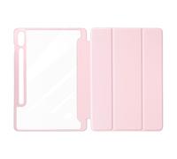 Dux Ducis Étui pour Samsung Tab S9 FE Plus Toby - Support clavier et vidéo Rose