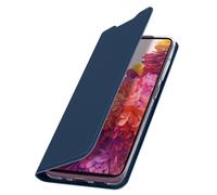 Étui pour Samsung S20 FE Support + Porte-carte Effet Satiné Dux Ducis Bleu nuit