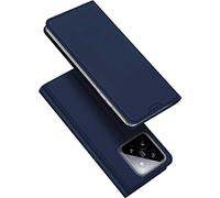 Dux Ducis, étui pour Xiaomi 14, porte-carte et fonction stand, bleu foncé