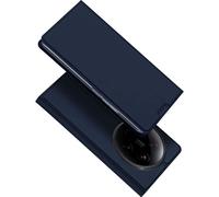 Dux Ducis, étui pour Xiaomi 14 Ultra, porte-carte et fonction stand, bleu foncé