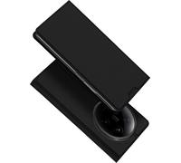 Dux Ducis, étui pour Xiaomi 14 Ultra, porte-carte et fonction stand, noir