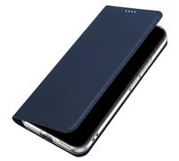 Etui pour Xiaomi 17T Série Skin Pro avec Porte-Cartes et Support Bleu nuit