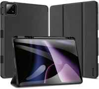 Dux Ducis - Housse compatible avec Xiaomi Redmi Pad Pro 12.1 - Avec fonction de réveil automatique Housse en similicuir pour tablette - Noir