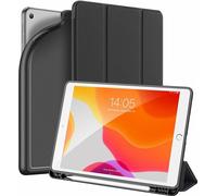 DUX DUCIS Livre Etui rigide avec fonction de veille intelligente pour Apple iPad 10.2 ( 2019 ) Tablet Etui Portefeuille Housse de protection Noir