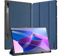 Dux Ducis Livre étui rigide avec Smart Sleep Stand Fonction pour LENOVO TAB M10 PLUS 3.Gen 10.6 Tablet Housse Etui Portefeuille Housse de protection bleu
