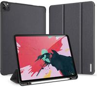 DUX DUCIS Livre Housse Coque rigide avec Smart Sleep Stand Fonction compatible avec IPAD PRO 11" 2020 Tablet Etui Portefeuille Housse de protection Noir