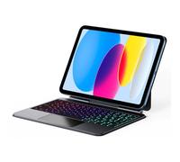 DUX DUCIS MK PRO Series Étui de clavier magnétique pour Apple iPad 10 (2022)/11 (2025) - Clavier rétroéclairé et trackpad multi-touch, support flottant en alliage d'aluminium