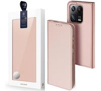 Dux Ducis Skin Pro Etui à rabat pour Xiaomi 13 Pro, rose - Etui portefeuille avec emplacements pour cartes et fonction support