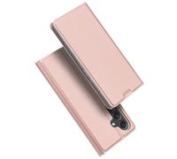 DUX DUCIS [Skin Pro Étui série conçu pour Samsung Galaxy A55 5G, étui en Cuir PU avec Fente pour Cartes, étui de téléphone à Rabat - Rose