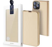 Dux Ducis Skin Pro Holster Case With Flip Cover Iphone 13 Pro Max Gold