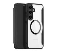 Dux Ducis Skin X Pro Housse pour Samsung S24+ avec anneau magnétique et rabat - Noir