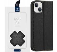 Dux Ducis Skin X2 Case For Iphone 14 Plus Cover With Magnetic Flap Black